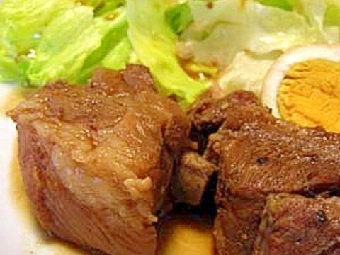 焼き肉のタレで★簡単スペアリブの煮込み